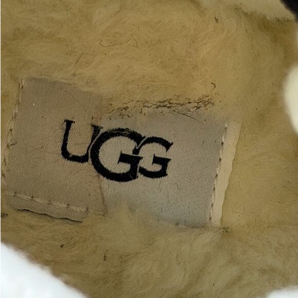 UGG Men 11 White Neumel Leather Wool Blend Lined Lace Up Chukka Boot Casual Wear main image 6